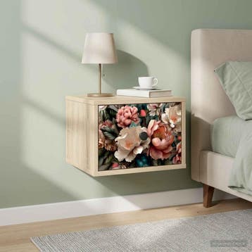 vidaXL Wandkastje BORNE Sonoma Eiken 36 x 33 x 25 cm Bewerkt, Minder dan 45 cm, Verzenden, Nieuw, Minder dan 55 cm