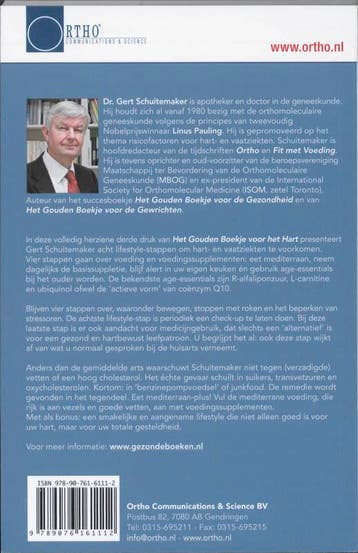 Het gouden boekje voor het hart / Ortho Dossier, Verzenden, Zo goed als nieuw, Gert E. Schuitemaker