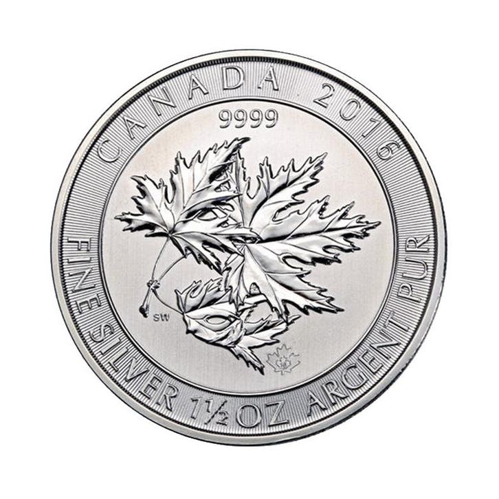 1.Zilveren munt divers 1,5 troy ounce, Postzegels en Munten, Edelmetalen en Baren, Verzenden