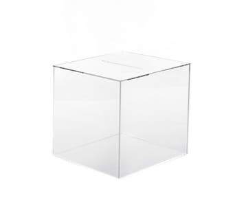 Kubus 250 Mm Met Deksel En Gleuf | Displaywinkel.nl, Verzenden, Nieuw in verpakking, Etalage