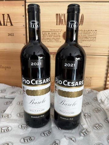 2021 Pio Cesare - Barolo - 2 Flessen (0.75 liter), Nieuw