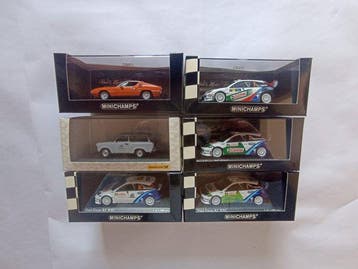 Minichamps 1:43 - Modelauto (6) - Assortite - Assortite, Nieuw