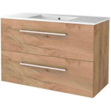 Basic-Line Start 46 Badkamermeubelset - 100 x 46 cm - Met, Ophalen of Verzenden, Nieuw