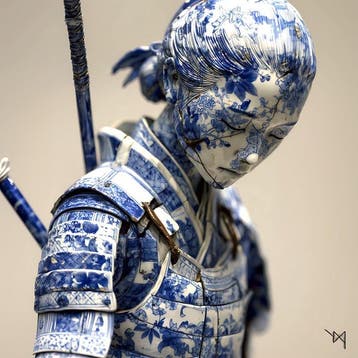 NYX - Samouraï de Porcelaine – L’Écho des Brisures, Antiek en Kunst