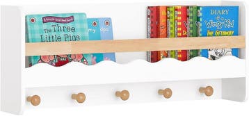 2dekans | Sobuy Wandgemonteerde Opbergplank - Wit - 73x15x30, Ophalen of Verzenden, Zo goed als nieuw