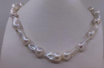 Zonder minimumprijs - Halsketting 12×13 mm Barok, Sieraden, Tassen en Uiterlijk, Kettingen, Nieuw