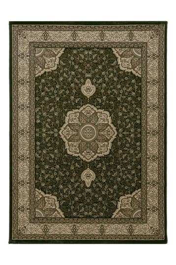 Perzisch Tapijt | Kashmir | Medaillon | Groen | 300x400 cm, Verzenden, Nieuw