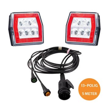 LED Verlichtingsset Aanhanger Fristom FT-120, 5m | 13-polige, Auto-onderdelen, Verlichting, Ophalen of Verzenden, Nieuw