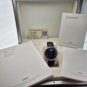 IWC Portofino Vintage 1984 IW5448-01; Heren Horloge, Overige merken, Leer, Polshorloge, Ophalen of Verzenden