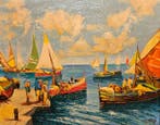Italiaanse school (XX) - Porto veneziano, Antiek en Kunst