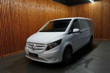 Mercedes-Benz Vito 2.1 CDI L2 3 Persoons Airco / Navigatie, Voorwielaandrijving, Stof, Gebruikt, Euro 6