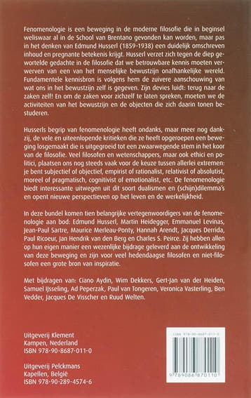 De vele gezichten van de fenomenologie 9789086870110, Verzenden, Gelezen