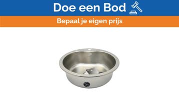 Bieden: Foster Rondo Stainless Steel Built-in, Watersport en Boten, Ophalen of Verzenden, Nieuw, Kombuis en Sanitair, Zeilboot of Motorboot