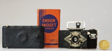 Houghton Ensign-Midget **Art Deco** Subminiatuur camera, Nieuw