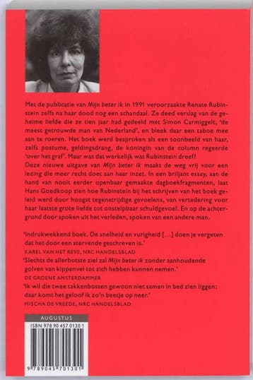 Mijn beter ik 9789045701301 Renate Rubinstein, Boeken, Verzenden, Gelezen, Renate Rubinstein
