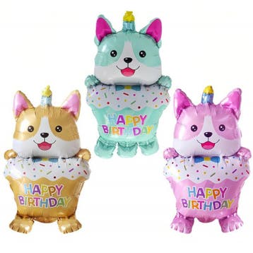 3-delige folie ballonnen set Cute Dog, Verzenden, Nieuw