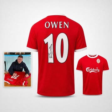 Liverpool - Premier League - Michael Owen - Voetbalshirt, Nieuw