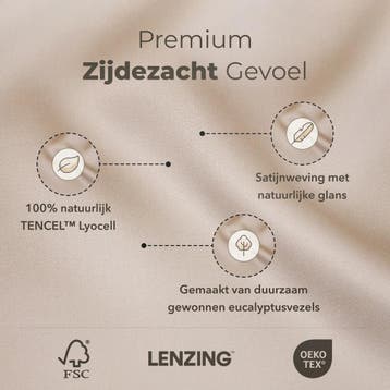 2dekans | Sjumo – Tencel Sateen Splittopper Hoeslaken –, Ophalen of Verzenden, Zo goed als nieuw