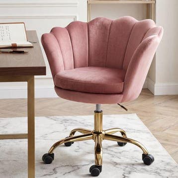 Ergonomische Bureaustoel - Office Chair - Gamestoel - Roze -, Verzenden, Zo goed als nieuw