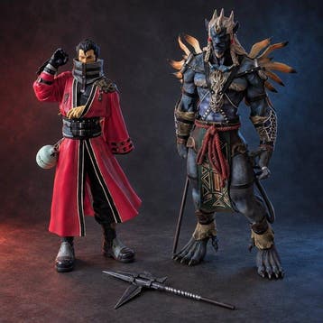 Kotobukiya - Action figure Auron & Kimahri Ronso - 2000-2010, Nieuw