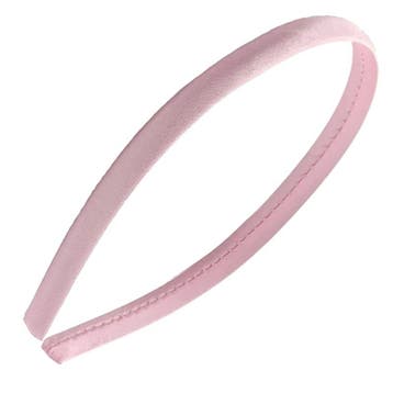 Fako Fashion - Diadeem - Satijn - 10mm - Lichtroze, Sieraden, Tassen en Uiterlijk, Verzenden, Nieuw