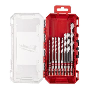 Milwaukee Shockwave multi-materiaalborenset 8-dlg Nieuw, Ophalen of Verzenden, Nieuw