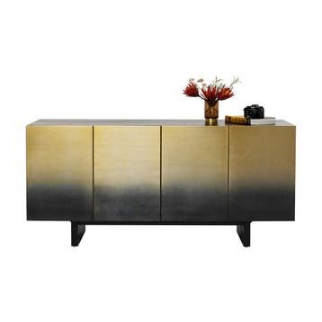 *WOONWINKEL* Kare Design Prezioso Dressoir Zwart Goud Staal, Verzenden, Nieuw