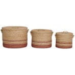 House Nordic Budoni Set Van 3 Manden - Ongebruikt -, Huis en Inrichting, Woonaccessoires | Schalen en Manden, Zo goed als nieuw