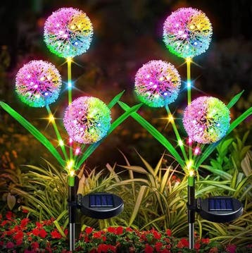 Solar Paardenbloem Tuinlamp – Waterdichte LED Buitenlamp, Verzenden, Nieuw