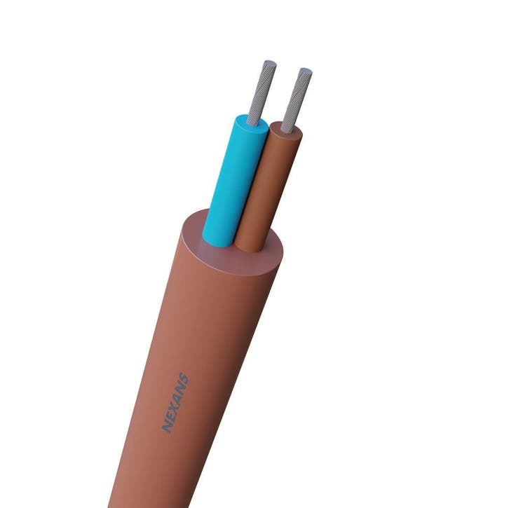 Nexans SIHF 2x1mm² Hittebestendig Siliconen Kabel - 10009012, Doe-het-zelf en Verbouw, Elektra en Kabels, Overige typen, Nieuw