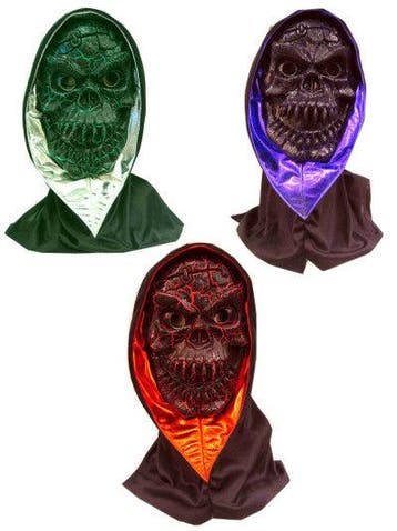 Masker Horror neon assorti, Verzenden, Nieuw
