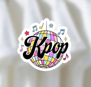 Embleem 2D voor op kleding stof - KPOP - discobal - opstr..., Ophalen of Verzenden, Nieuw, Overige typen