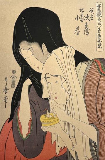 [Kitagawa Utamaro /  (c. 1753–1806)] Kamiya Jihei and