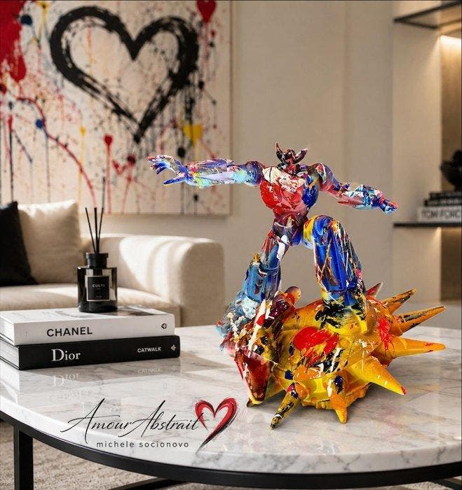 michele socionovo - Goldrake special edition, Antiek en Kunst, Kunst | Designobjecten