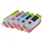 Hervulbare cartridge Canon PGI 5 BK CLI 8 BK C M Y, Ophalen of Verzenden, Nieuw, Canon