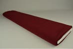 Bordeaux rood chiffon stof  - 15 of 50 meter rol, 120 cm of meer, Ophalen of Verzenden, Polyester, Rood
