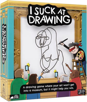 I Suck At Drawing - Board game | Exploding Kittens -, Hobby en Vrije tijd, Gezelschapsspellen | Bordspellen, Verzenden, Nieuw