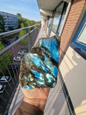 Natuurlijke Labradoriet Partij – Gepolijst, met flitsende, Verzamelen, Mineralen en Fossielen
