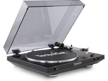Technisat TechniPlayer LP 200 - Draaitafel - USB 2.0 - Zwart, Audio, Tv en Foto, Platenspelers, Verzenden, Nieuw