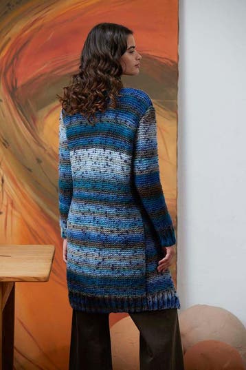 Breipatroon Lang Damesvest Dina met zakken van Cloud Tweed, Ophalen of Verzenden, Nieuw