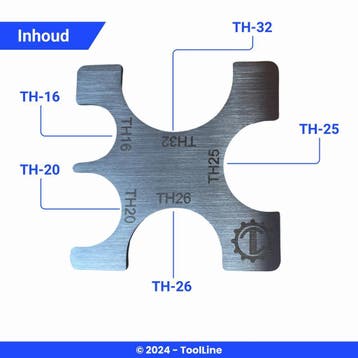 ToolLine | Meetinstrument TH | Meerlagenbuis, Verzenden, Nieuw