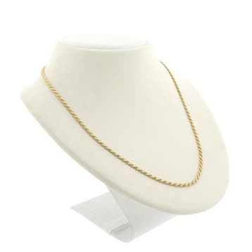 FBM gouden gedraaide schakelketting, Ophalen of Verzenden, Gebruikt, Goud, Goud