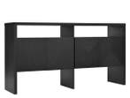 Dressoir 140x75x35 cm – Kast met 4 Deuren en 2 Open Vakken, Huis en Inrichting, Kasten | Buffetkasten, Verzenden, Nieuw