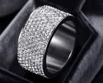 Elegante ringen RVS (roestvrij staal) met zirkonias, Sieraden, Tassen en Uiterlijk, Edelstenen, Verzenden, Nieuw