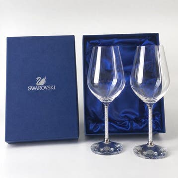 Swarovski - Beker (2) - Glas, Kristal