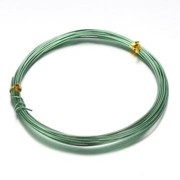Aluminium draad 1mm dik, 10m per rol Green, Ophalen of Verzenden, Nieuw, Draad