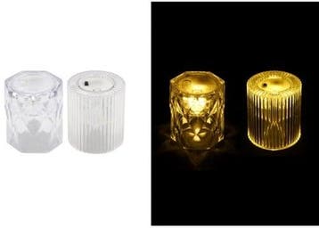 LED Lampen Miraval tafellamp Crystal 12 cm 1 stuk, Ophalen of Verzenden, Nieuw