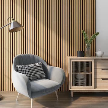 [NEU.HOLZ] Akoestisch Wandpaneel Vang set van 4 mdf 2,88 m², Verzenden, Nieuw