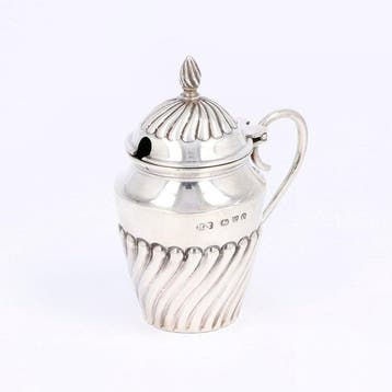 Hilliard & Thomason - Mosterdpot - Birmingham, 1897 - Pot -, Antiek en Kunst
