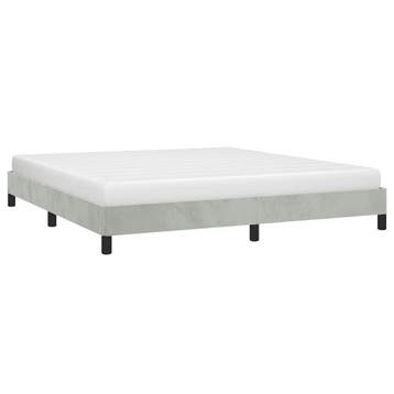 vidaXL Bedframe zonder matras lichtgrijs California King, Huis en Inrichting, Slaapkamer | Bedden, Verzenden, Nieuw, Tweepersoons
